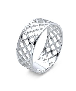 Classic Band Silver Ring NSR-2960